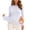 White, variant on Fnooota Thermal Tops for Women, Long Sleeve Winter Warm Crew Neck Stretch Womens Base Layers Underwear Gray Size S