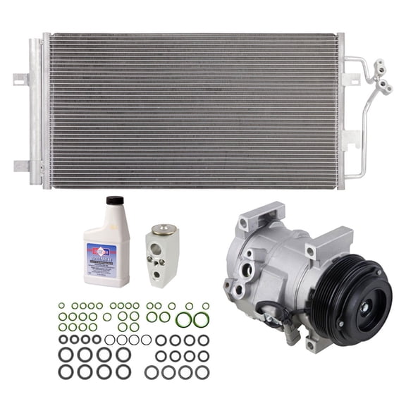 For Cadillac DTS 2006-2010 A/C Kit w/ AC Compressor Condenser & Drier - BuyAutoParts