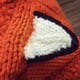 thumbnail image 3 of Conjunto de gorro de zorro de lana tejido, bufanda de invierno para niños, color liso, 3 of 4