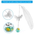 thumbnail image 3 of Uxcell Metal Feather Bookmarks Butterfly Book Marks Page Markers Gift Box Packaging Silver Blue Yellow, 3 of 7