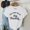 White, variant on YHAJDS Women's Short Sleeve Tops You Had Me At Day Drinking Letter Print Round Neck Loose Tee