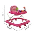 thumbnail image 3 of Andadera para Bebés The Baby Shop 3 niveles, económica con sonajas Rosa -, 3 of 7