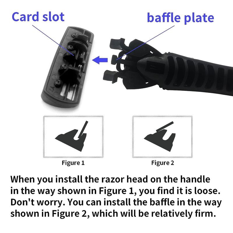 3-layer Stainless Steel Blade Men Razor Washable For Travel For Home Shaver Manual Shave Razors For Daily Face Care