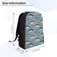 thumbnail image 6 of Ratiio Various Wild Sea Fish Print Backpack with Padded 15-inch Laptop Sleeve- Spacious and Durable Daypack for Work and Travel, 6 of 6