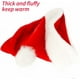 thumbnail image 3 of Gorro de Navidad, gorro de Papá Noel, gorro navideño para adultos, gorros navideños unisex de terciopelo cómodos, 3 of 5