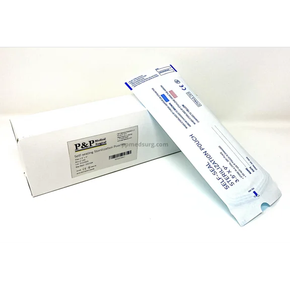 Sterilization Pouches 3.5” x 9” Self-Sealing Autoclave Bags with Indicators for Professional Surgical Instrument Cleaning Box of 400
