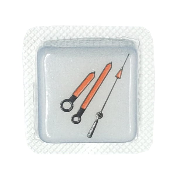 Juego de manecillas de reloj de acero para NH35/NH36 naranja