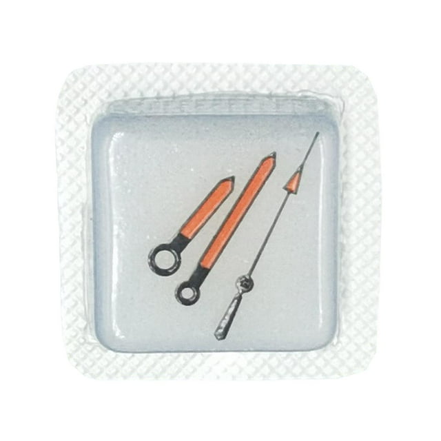 Juego de agujas para reloj Yuyangstore Acero de aleación Naranja