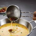 thumbnail image 5 of Tramontina Utsava 4-Inch Tri-Ply Clad Stainless Steel Tadka Pan with Long Handle, 5 of 7