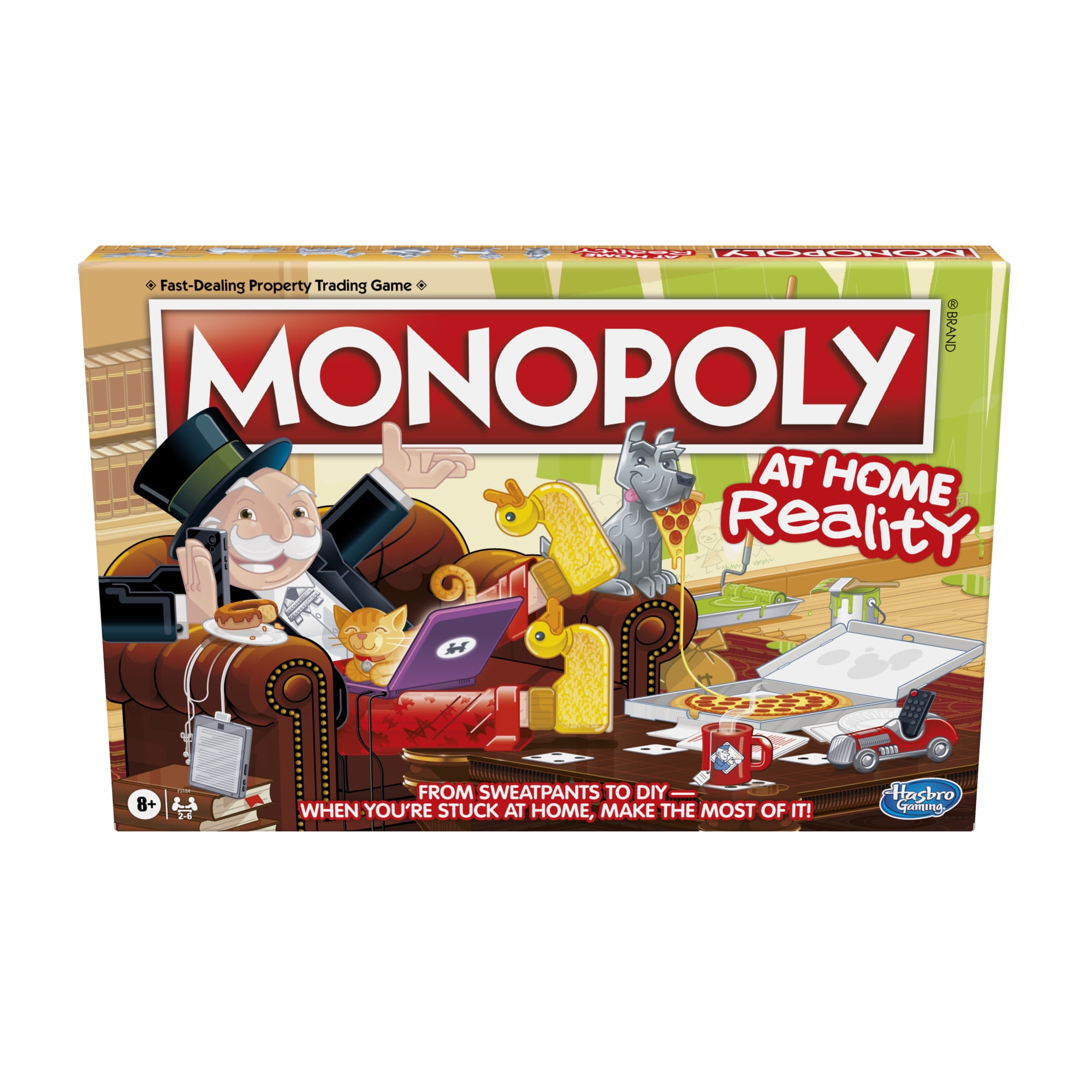 New Genuine Monopoly Grab & Go Travel Size Game Hasbro Classic Game Ages 8 