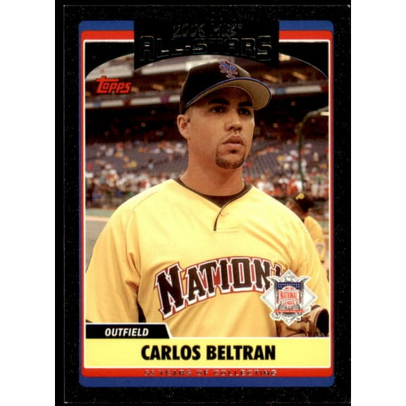 Carlos Beltran Card 2006 Topps Update Black #UH228