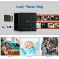 thumbnail image 2 of Spy Camera, Hidden Camera Full HD Mini Security Camera Indoor/Outdoor Home Small Nanny Cam Surveillance Cameras Built-in, 2 of 7