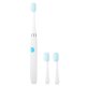thumbnail image 2 of Cepillo de dientes eléctrico Sonic Vibration impermeable cepillo de dientes de pelo suave para niños adultos (blanco), 2 of 8