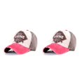 thumbnail image 1 of fastboy Casquette de Tennis Ajustable pour Hommes et Femmes, Randonnée, Golf, Baseball, Rose 2Set, 1 of 6