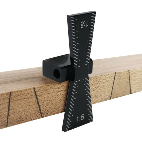 Woodworking Dovetail Jig with Scale