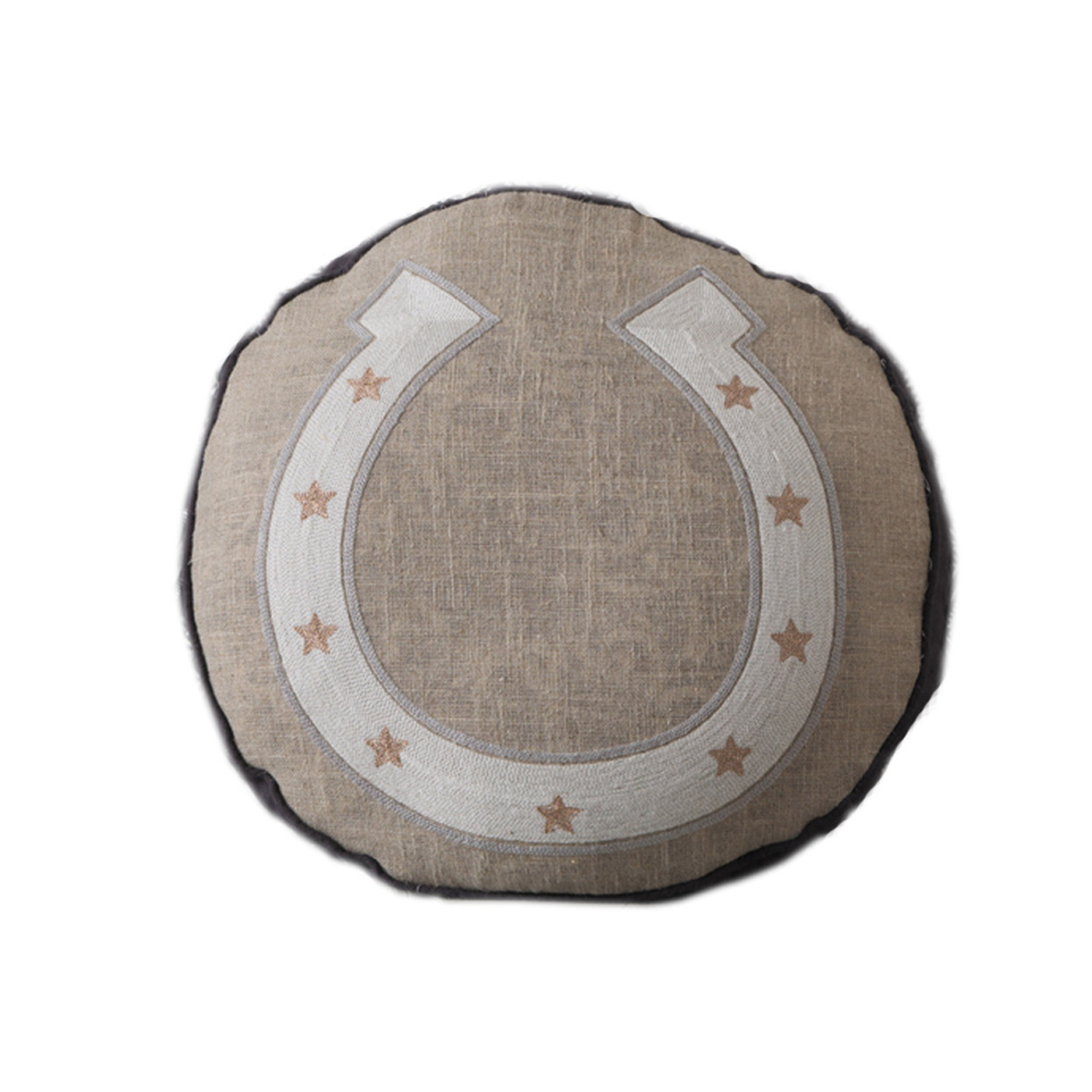 Round Horseshoe Pillow