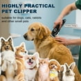 thumbnail image 5 of LQT Dog Clippers for Grooming for Thick Coats, Professional Pet Hair Clippers Supplies Kit Low Noise Rechargeable Stainless Steel Hair Trimmer with Ceramic Blade for Dogs Cats Animals (Black), 5 of 6