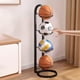 thumbnail image 5 of Basketball Stand Storage Rack | 4-Tier Heavy-Duty Ball Organizer | Multi-Purpose Frame for Basketballs & Sports Equipment | High Weight Capacity | Portable | Includes 1 Basketball Hoop, 5 of 9