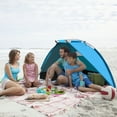 thumbnail image 1 of Xihbxyly Tienda de Playa, Refugio Solar Portátil, Capacidad para 3 Personas, Protección Upf 50+, Diseño Resistente Al Viento, Fácil de Instalar, Ideal para Playa, Camping y Actividades Al Aire Libre,, 1 of 7