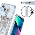 thumbnail image 4 of Rock Skull Clear Case for iPhone 13,Transparent Soft TPU Bumper Full Cover Case, 4 of 5