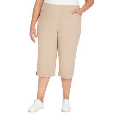Alfred Dunner Womens Plus-Size Allure Clam Digger Capri