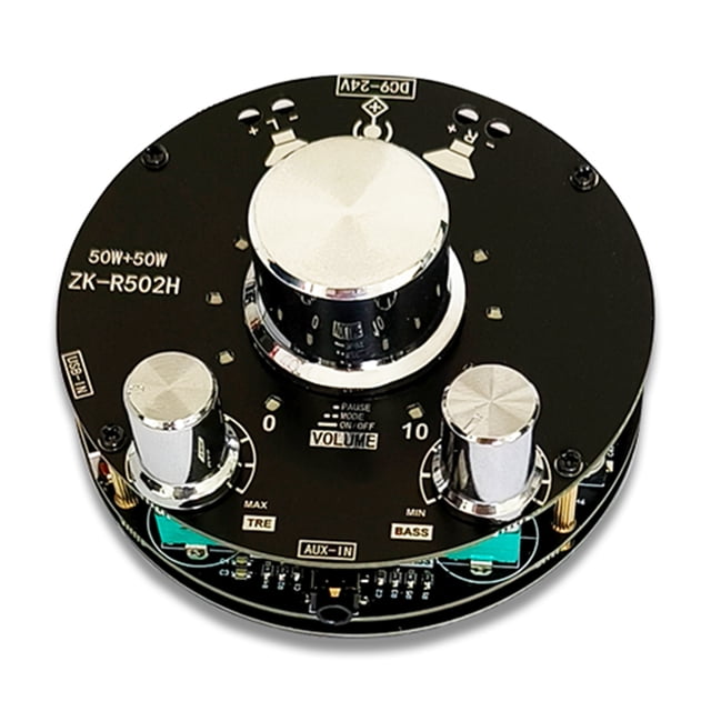 Placa amplificadora de potencia de 2.1 canales con ajuste de graves y agudos estéreo, módulo amplificador de audio Bluetooth