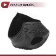 thumbnail image 4 of Cubierta de Pomo de Cambio Antideslizante Unique Bargains para Kia Soul 2020-2023 Negro Gris Cuero Sintético, 4 of 6