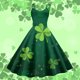thumbnail image 1 of WILLBEST Vestidos Casuales Para Mujer 1 Elegante Vestido Estampado Floral Para El Día De San Patricio Para Fiestas Y Celebraciones 23, 1 of 3