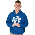 thumbnail image 5 of Different Not Less Autism Puzzle Unisex Plus Size Hoodie Brisco Brands 3X, 5 of 6