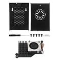 thumbnail image 4 of For Raspberry Pi 5B Aluminum Case Generation 5 Protective Box, Black, 4 of 5