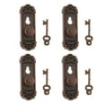thumbnail image 2 of Accesorios en miniatura de - 4 pes de manijas de pomo de puerta con llaves - vintage - pa adorno de habitación de 1 CUTICAT Cerradura y llave para casa de muñecas, 2 of 8