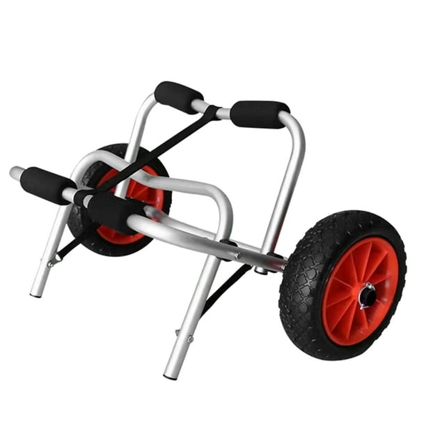 Foldable Kayak Cart Canoe Dolly Kayak Trolley Transport Carrier with 10