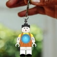 thumbnail image 1 of Game Keychains Korean Drama Game Soldiers Keychain with Circle Square Triangle Doll Relieve Stress Sensory Toy Pop Cute heqiyong toy, 1 of 2