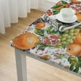 thumbnail image 5 of HAOXIT Orange Tree Square Flower Table Cloth Polyester s for Home Decor, Parties, Picnic 46*46, 5 of 8