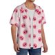 thumbnail image 2 of Fotbe Cute Pig Nose Camisa Estampada de Manga Corta para Hombre, Casual de Verano, Estilo Playero, Sin Arrugas-4X-Large, 2 of 5