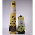 thumbnail image 3 of Kid Tough Fitness Inflatable 5FT Free-Standing Punching Bag + Machine Washable Fabric Cover Hunter Giraffe Kids Workout Buddy by Bonk Fit, 3 of 4