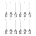 thumbnail image 1 of 12uds Dispensadoras Agujas, 26 Calibre 1" Inoxidable Acero Romo Punta 45 Grados Dobladas Dispensadoras Agujas para Tinta Cartuchos, Pegamento, Jeringas, Carpintería, 1 of 5