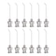 thumbnail image 1 of 12uds Dispensadoras Agujas, 26 Calibre 1" Inoxidable Acero Romo Punta 45 Grados Dobladas Dispensadoras Agujas para Tinta Cartuchos, Pegamento, Jeringas, Carpintería, 1 of 5