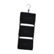 thumbnail image 4 of Juego de cestas colgantes de 3 piezas, organizador colgante de pared tejido con asas extraíbles Negro, 4 of 9