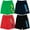 Red / blue/ black / green, variant on Marvel Avengers Spider-Man Captain America Black Panther Big Boys French Terry 4 Pack Shorts Toddler to Big Kid