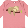 thumbnail image 4 of Inktastic Cute Sloth, Baby Sloth, Lazy Sloth, Sleeping Sloth Boys or Girls Long Sleeve Baby Bodysuit, 4 of 5