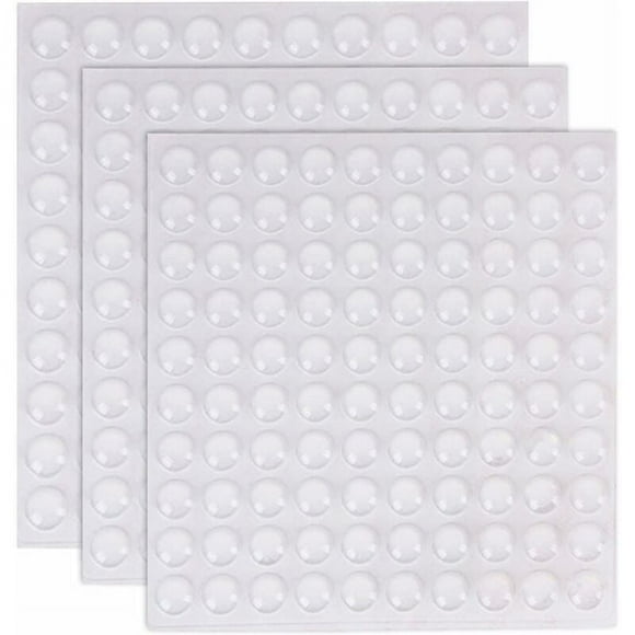 Transparent Rubber Pads, Clear Furniture Buffer Adhesive Bumper Pads for Silent Operation