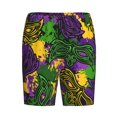 thumbnail image 4 of Wukai Mardi Gras7 Men’s Short Pajama Pants With Pockets Soft Sleep Pj Shorts for Men-XX-Large, 4 of 6