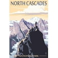 thumbnail image 2 of Art.com North Cascades National Park, Washington - Mountain Peaks Art Print by Lantern Press, 12" x 18", 2 of 4