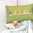 thumbnail image 4 of Salouo Sunflower Gnomes 5 Pattern Pillow Cases,1PC Pillow Covers with Envelope Closure Decorative Pillow Case for Bed Couch,Pillows Not Included-14"x20", 4 of 6