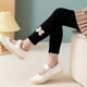 thumbnail image 5 of Cowsor Toddler Baby Girls Winter Fleece Lined Leggings Knit Thick Warm Full Length Tights Basic Velvet Pants, 5 of 5