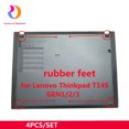thumbnail image 1 of 4pcs/Set New For Lenovo Thinkpad T14S Gen1 T14S Gen2 T14S Gen 3 Bottom Case Cover Rubber Feet Non-Slip Feet Strips T14S Gen1, 1 of 2