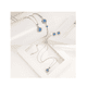 thumbnail image 3 of Juego De Collar Xtellar Para dama Con Collar Con Pendientes Y Pulsera Incluye Caja De Regalo, 3 of 4