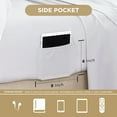 thumbnail image 5 of Madison Park Queen Comforter Sets, 9-Piece Bedding Set Queen Size, Down Alternative Bed in a Bag with Bed Sheets and Side Pockets, Yellow, 5 of 8