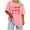 Pink, variant on Qxiansh Valentines Day Womens Plus Size Tops Heart Graphic T-Shirts for Women Short Sleeve Pullover Tunic Shirts